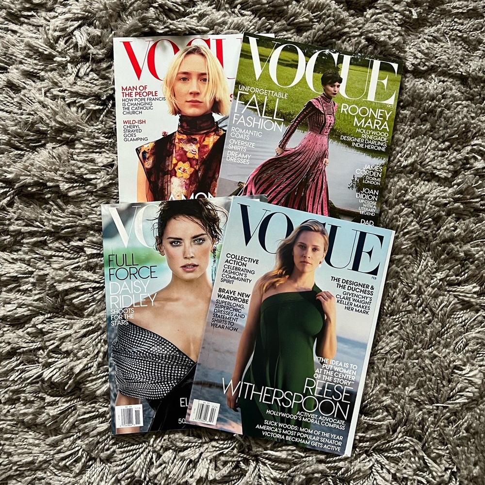 VOGUE MAGAZINE - FOUR ISSUES